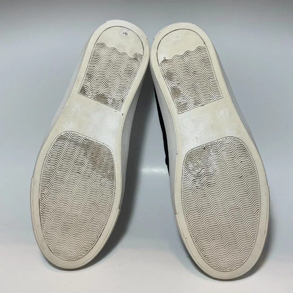 Steve Madden Women's Size‎ 9.5B Perforated Black Slip On Sneakers